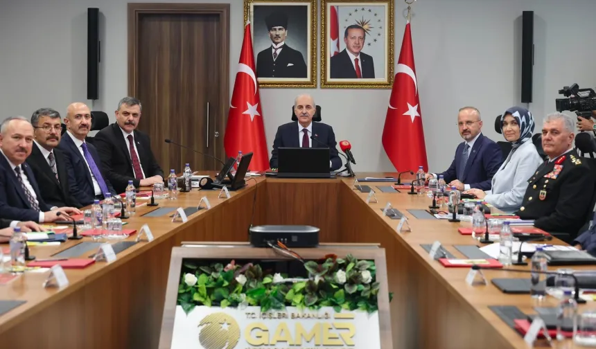 Terörsüz Türkiye için yürütülecek çalışmalar ele alındı.