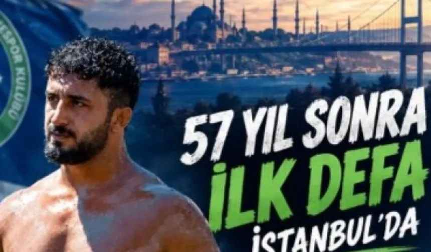 Bursa Büyükşehir güreşçisi tarihi er meydanında