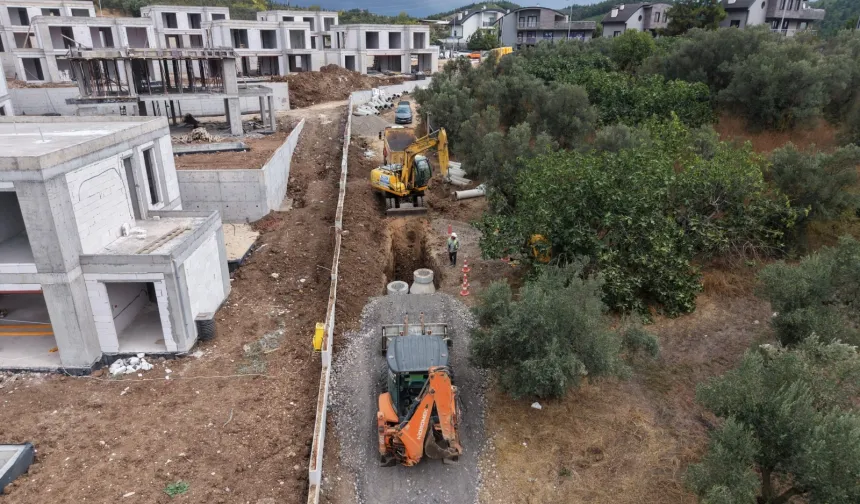 Bursa Büyükşehir'den Mudanya'da altyapı hamlesi