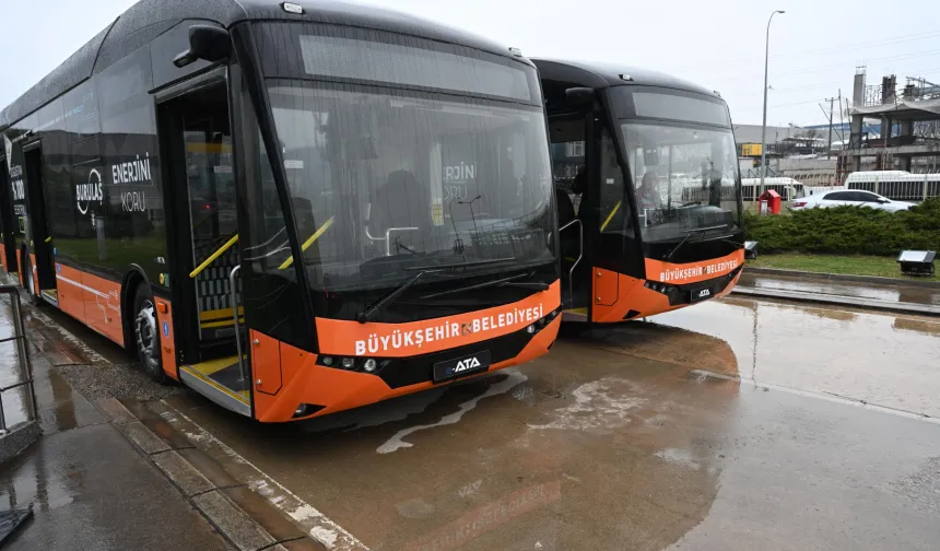 Bursa'ya 55 yeni elektrikli otobüs geliyor