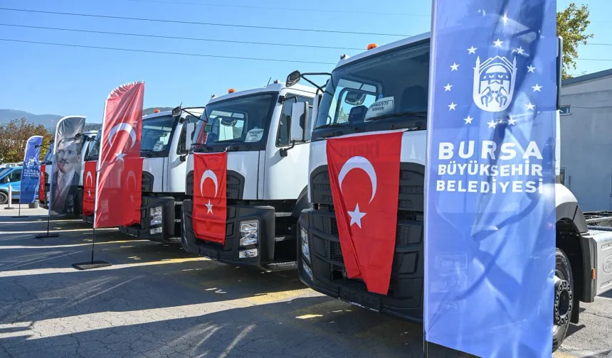 BUSKİ'ye 156 milyon TL'lik yeni filo