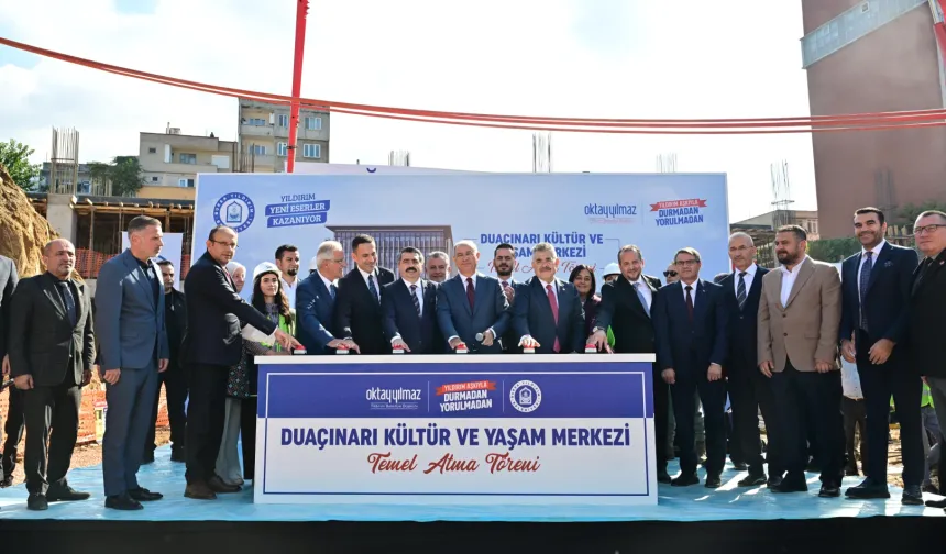 Duaçınarı Kültür ve Yaşam Merkezi  için temel atıldı
