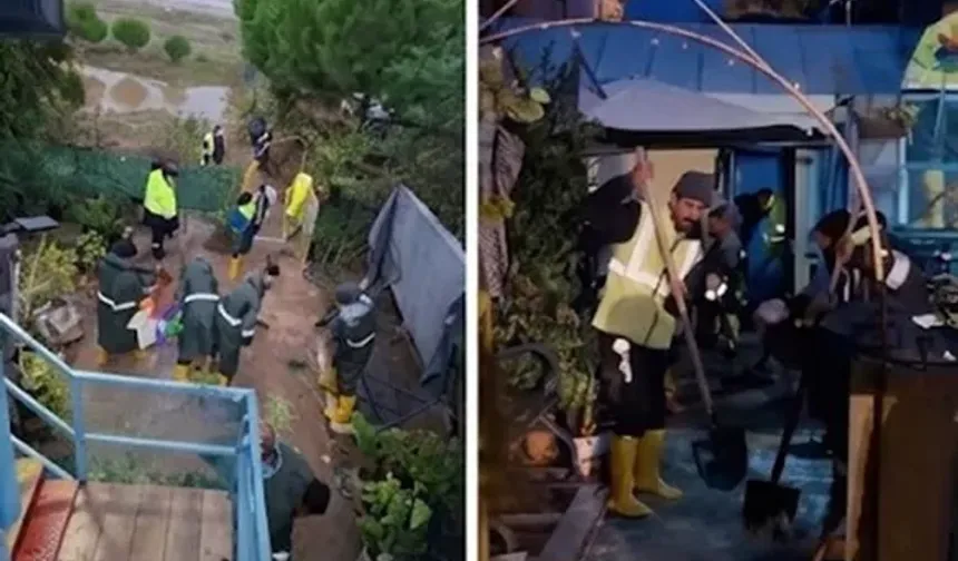 Mudanya Esence'de Ekipler sahada