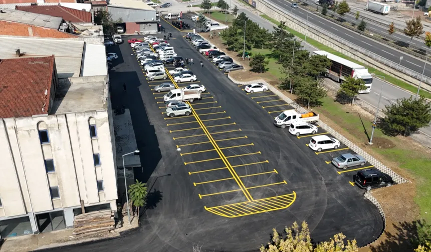 İnegöl'de mobilya sanayisine nefes aldıran otopark hizmette