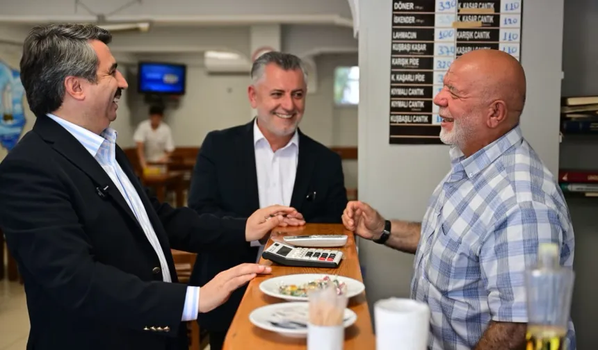 Yıldırım'da Başkan Yılmaz'dan esnaf ziyareti