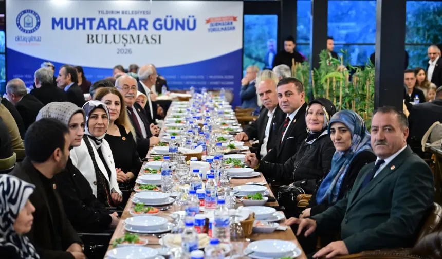 Başkan Oktay Yılmaz muhtarlarla bir araya geldi