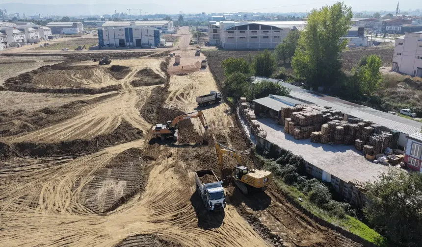 Bursa Büyükşehir'den İnegöl'e 7 kilometrelik yeni yol