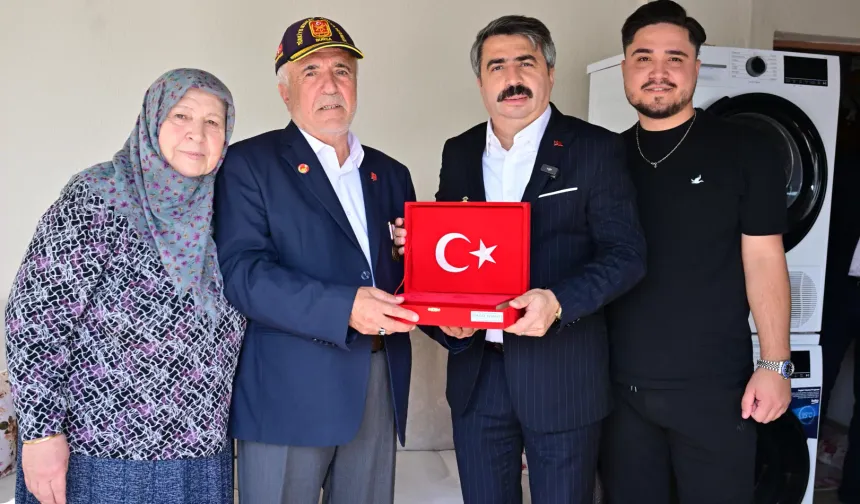 Bursa Yıldırım'da Başkan Yılmaz'dan vefa ziyareti
