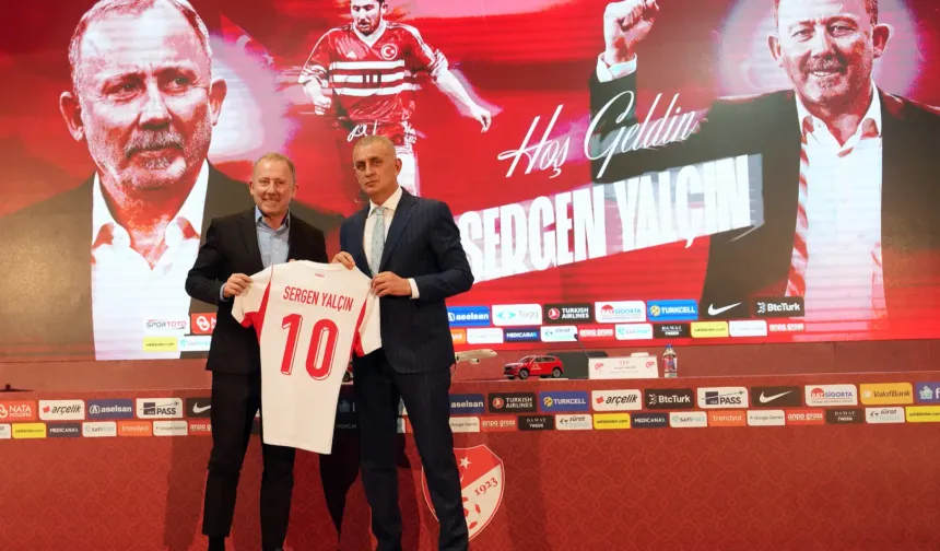 Sergen Yalçın milli takımın başına geçti