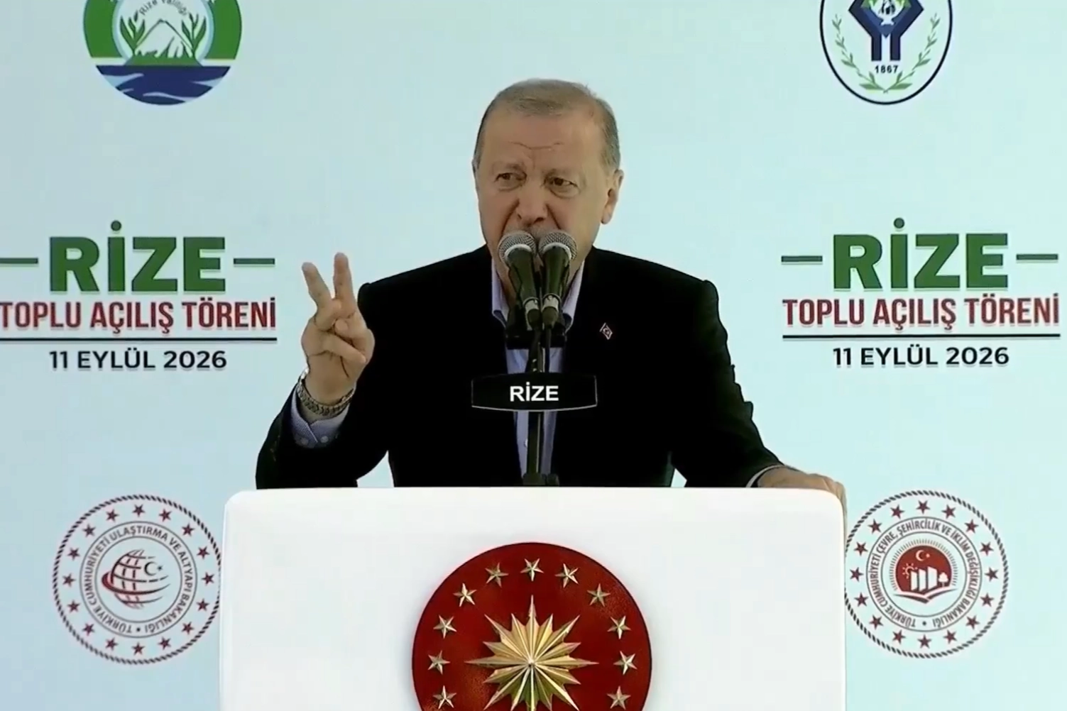 Cumhurbaşkanı Erdoğan'dan toplu açılış